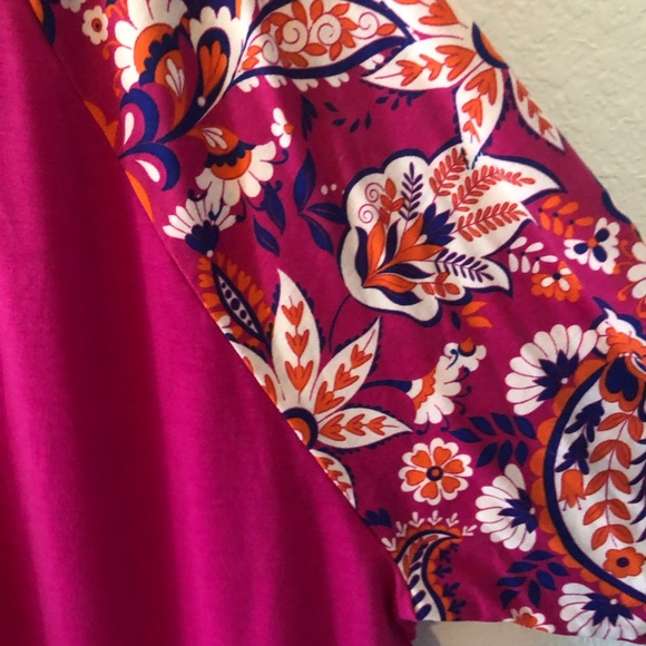 LuLaRoe Pink Long-Sleeve Henley “Mark” 3X BNWT - Picture 11 of 12